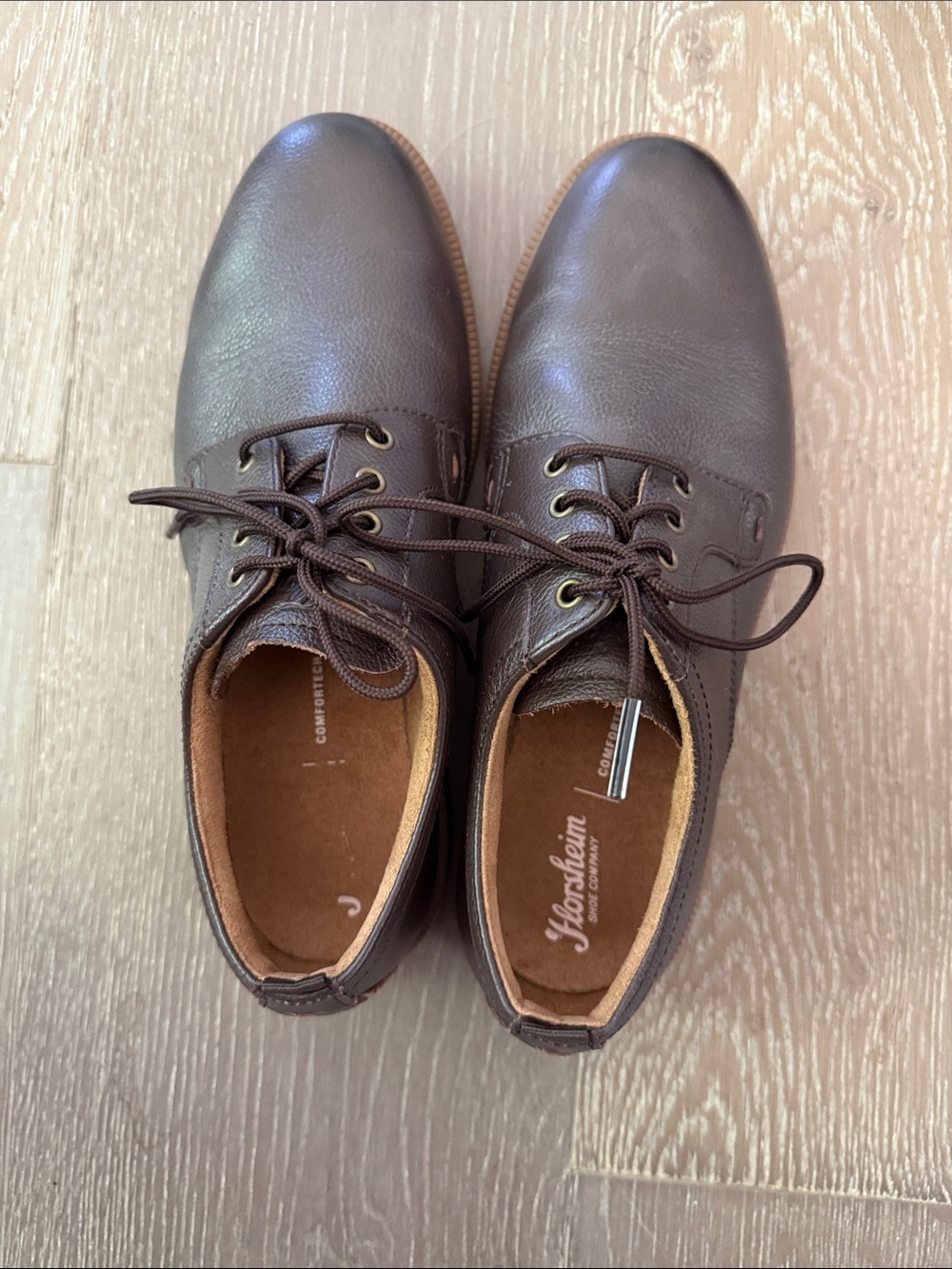 Florsheim Brown Leather Derby Shoes